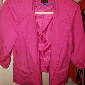 Hot pink blazer